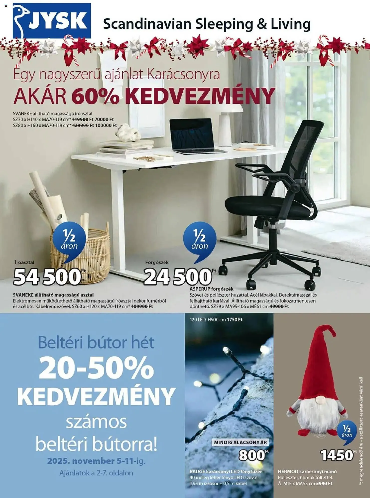 Katalógus JYSK akciós újság november 5.-tól november 11.-ig 2025. - Oldal 1