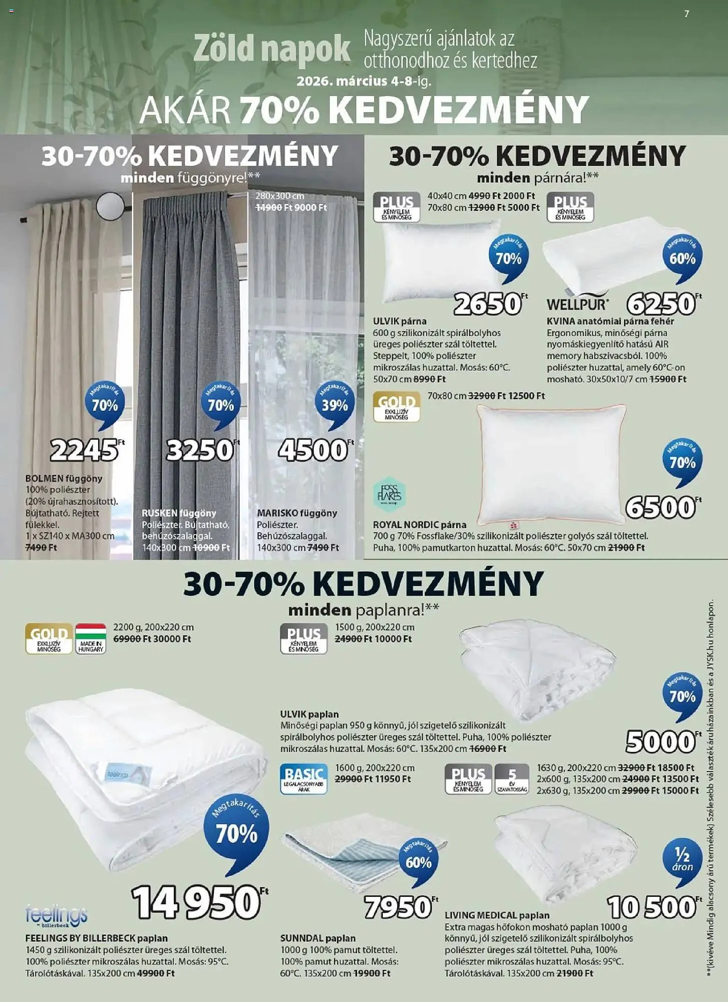 Katalógus JYSK akciós újság március 4.-tól április 7.-ig 2026. - Oldal 7