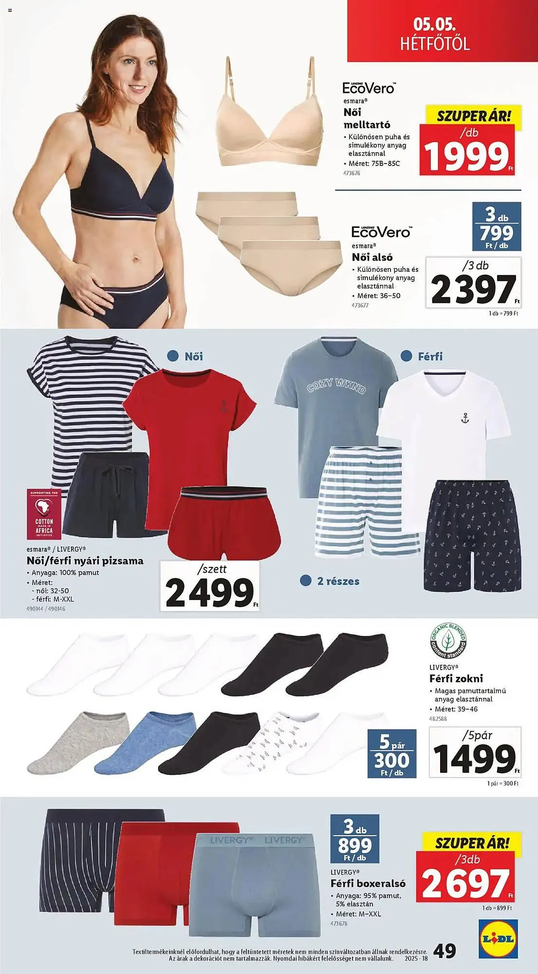 Katalógus Lidl akciós újság április 30.-tól május 7.-ig 2025. - Oldal 49