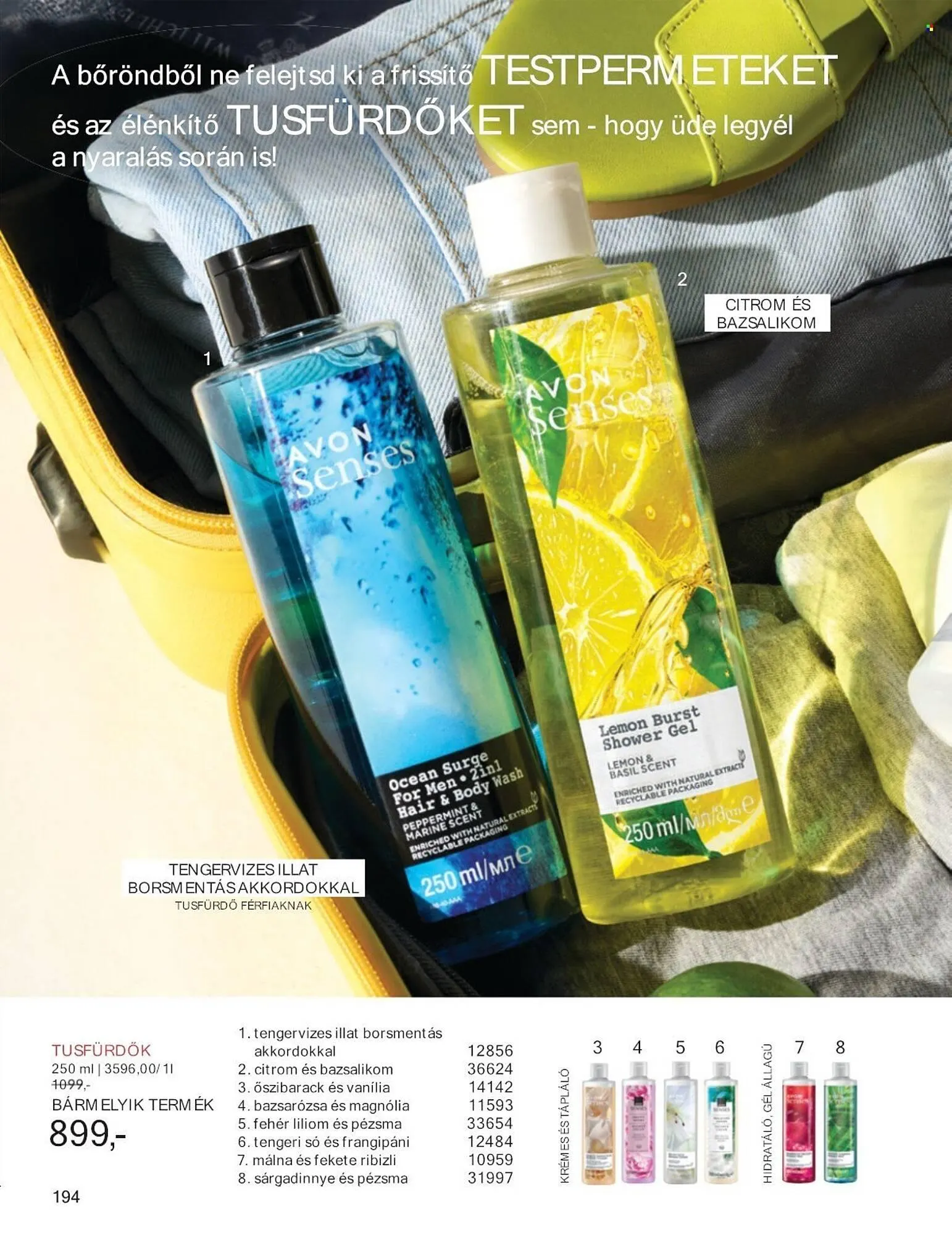 Katalógus AVON akciós újság július 1.-tól július 31.-ig 2025. - Oldal 194