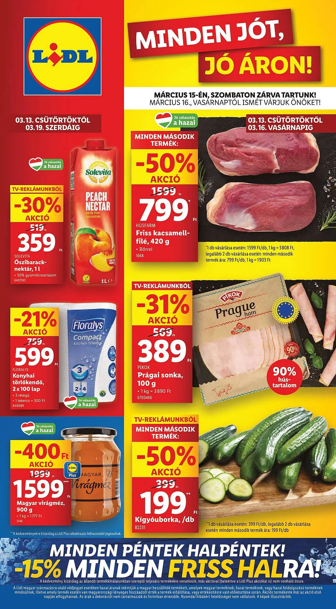 Katalógus Lidl akciós újság március 13.-tól március 19.-ig 2025. - Oldal 1
