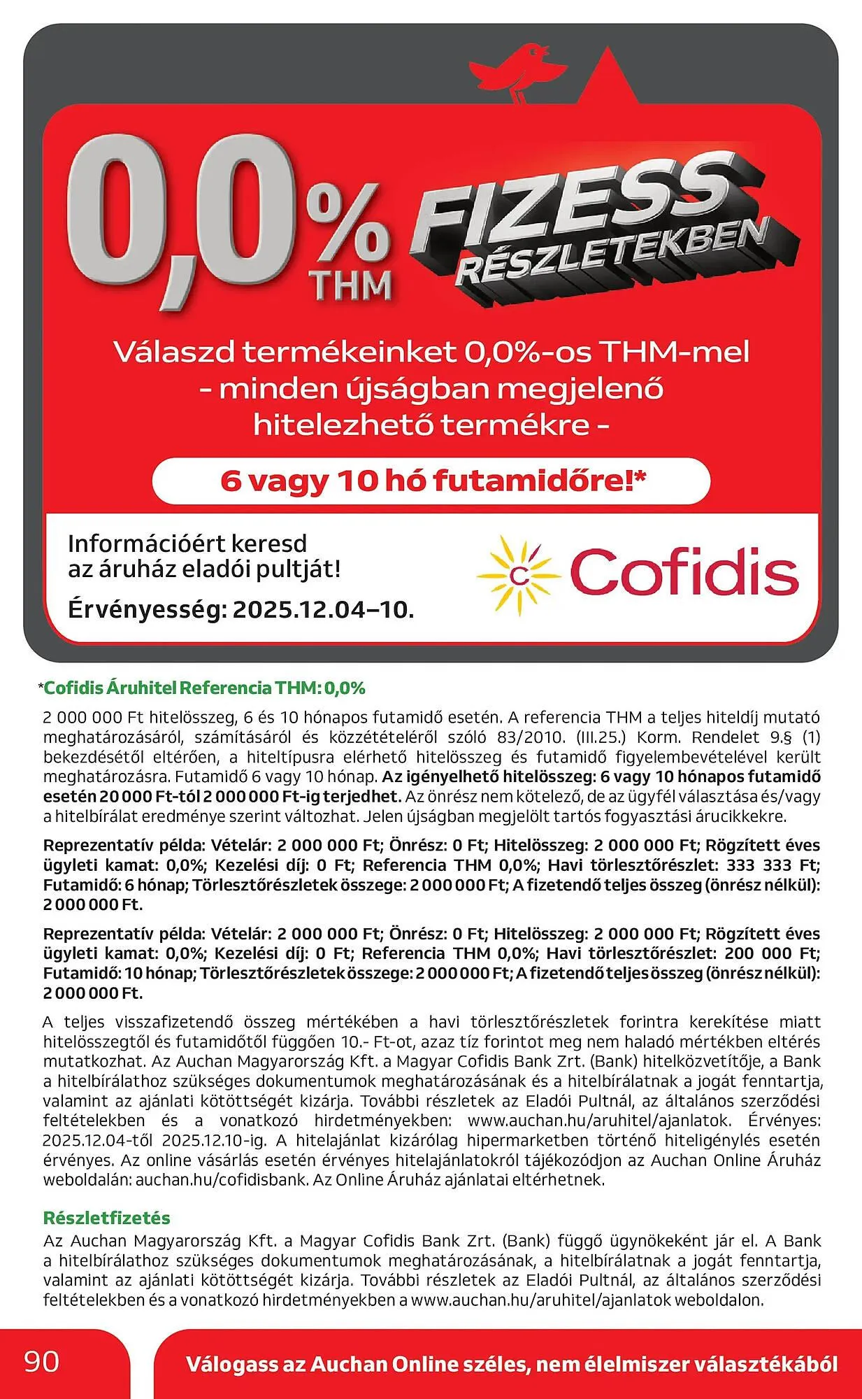 Katalógus Auchan akciós újság december 4.-tól december 10.-ig 2025. - Oldal 90