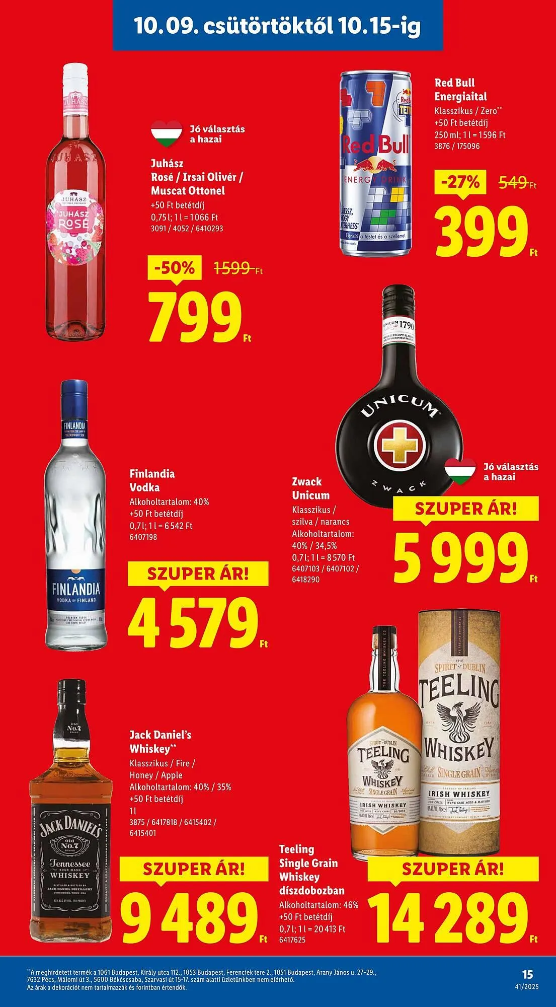 Katalógus Lidl akciós újság október 9.-tól október 15.-ig 2025. - Oldal 15