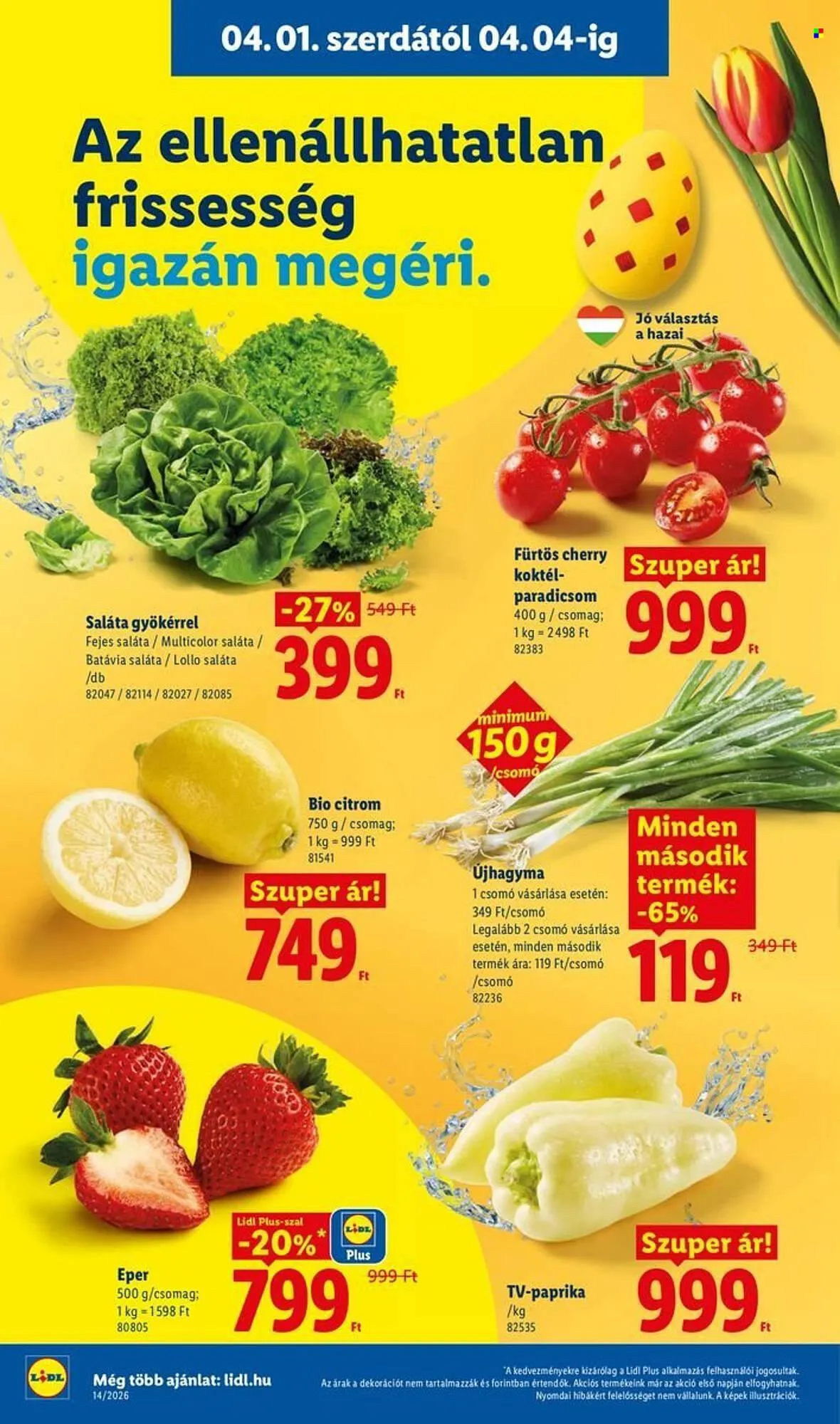 Katalógus Lidl akciós újság április 1.-tól április 8.-ig 2026. - Oldal 4