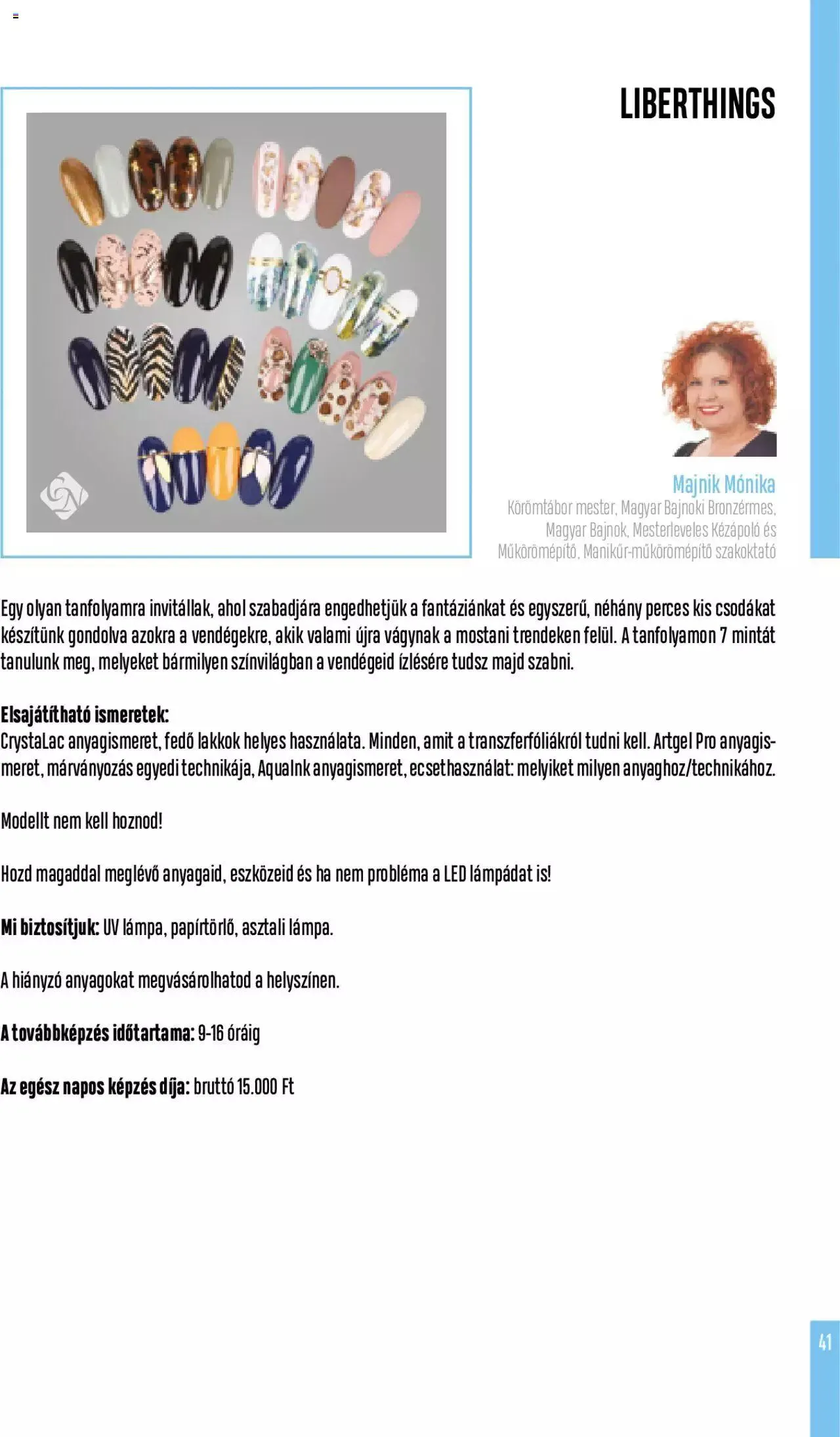 Katalógus Crystal Nails - Oktatási kézikönyv november 7.-tól december 31.-ig 2023. - Oldal 40