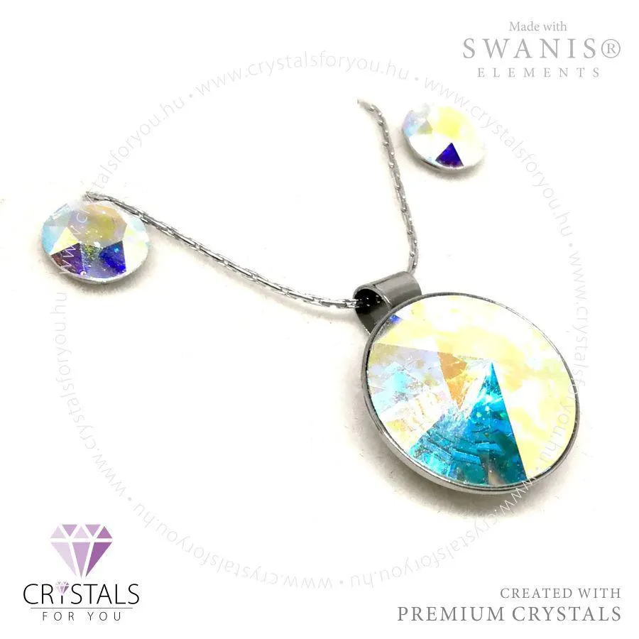 Kör medálos szett csúcsos Swanis® prémium kristállyal díszítve