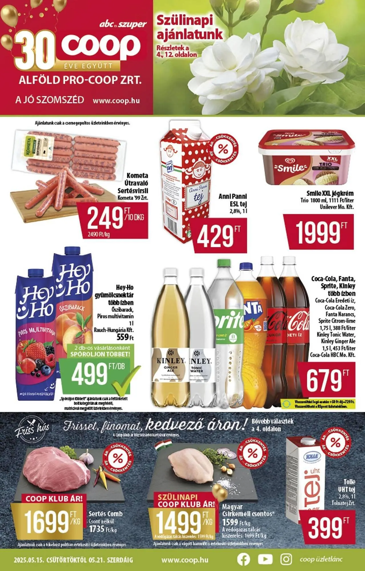 Katalógus Coop akciós újság május 15.-tól május 21.-ig 2025. - Oldal 1