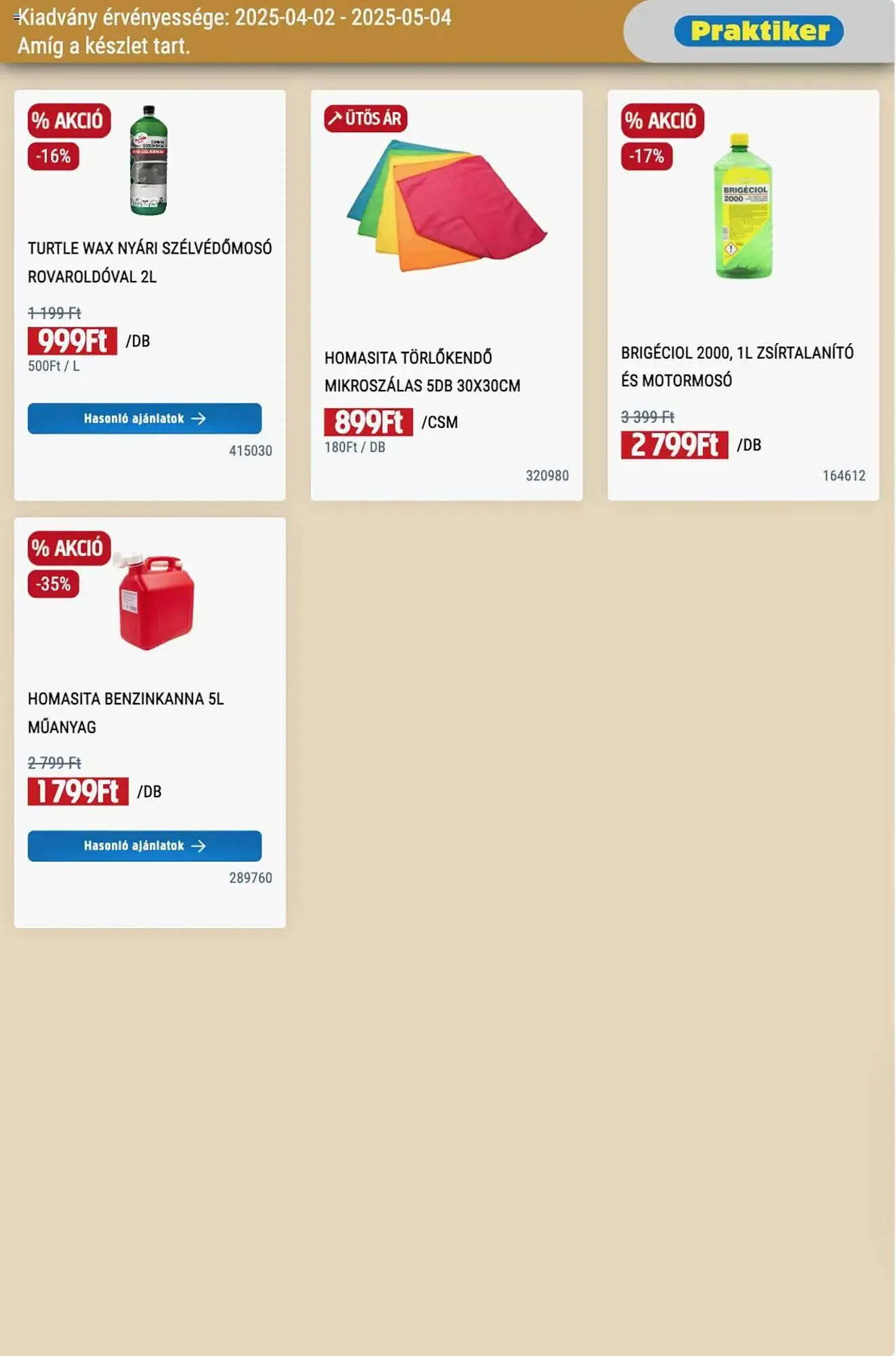 Katalógus Praktiker akciós újság április 2.-tól május 4.-ig 2025. - Oldal 41