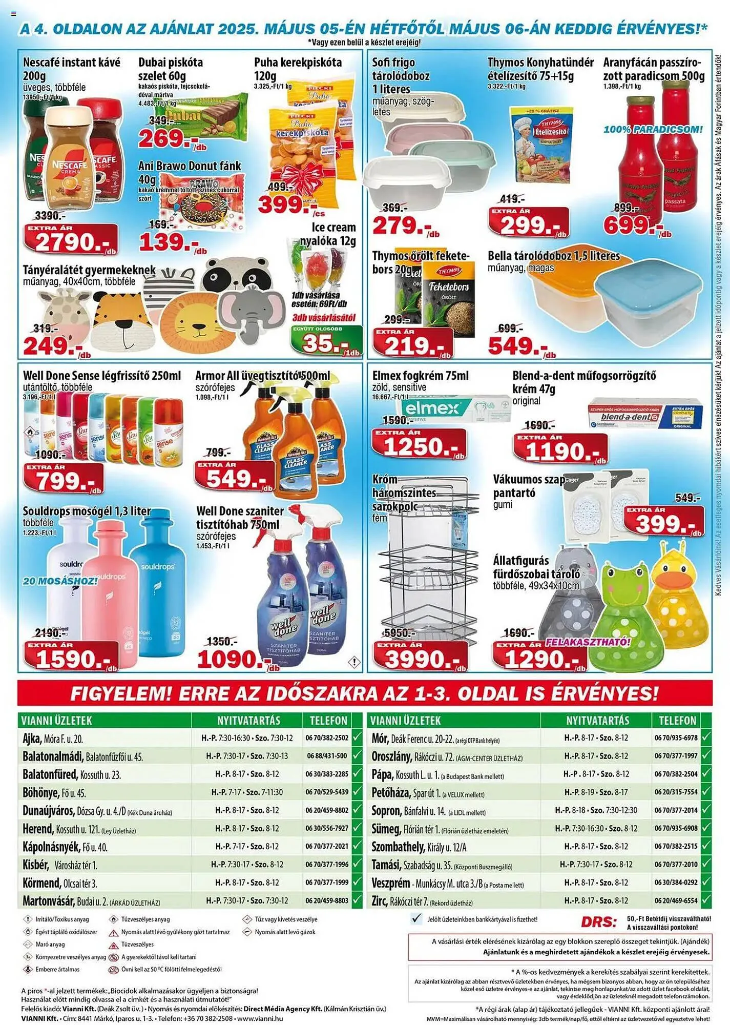 Katalógus Vianni Drogéria akciós újság április 30.-tól május 6.-ig 2025. - Oldal 4