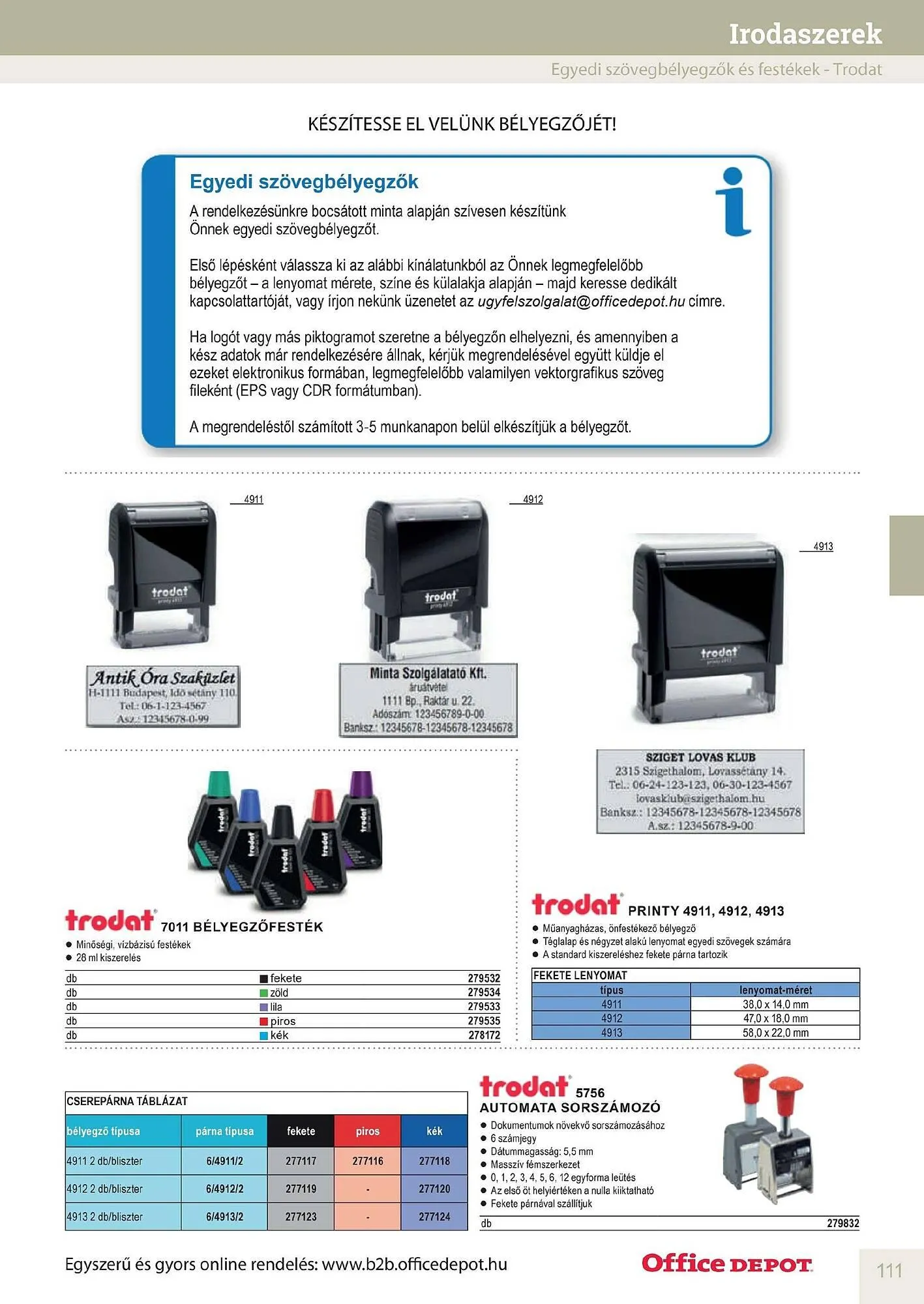 Katalógus Office Depot akciós újság május 9.-tól december 31.-ig 2026. - Oldal 111