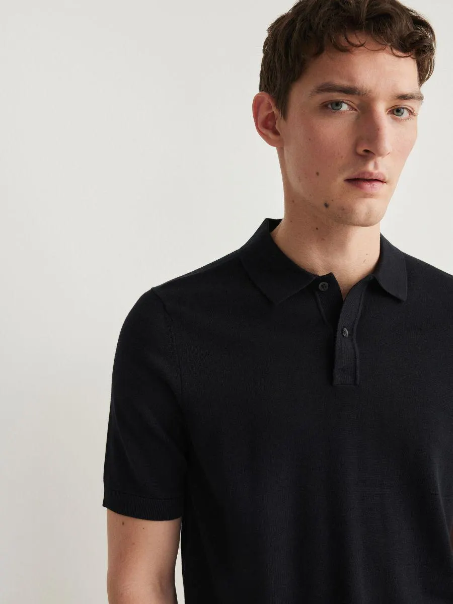 Bavlněný polo svetr