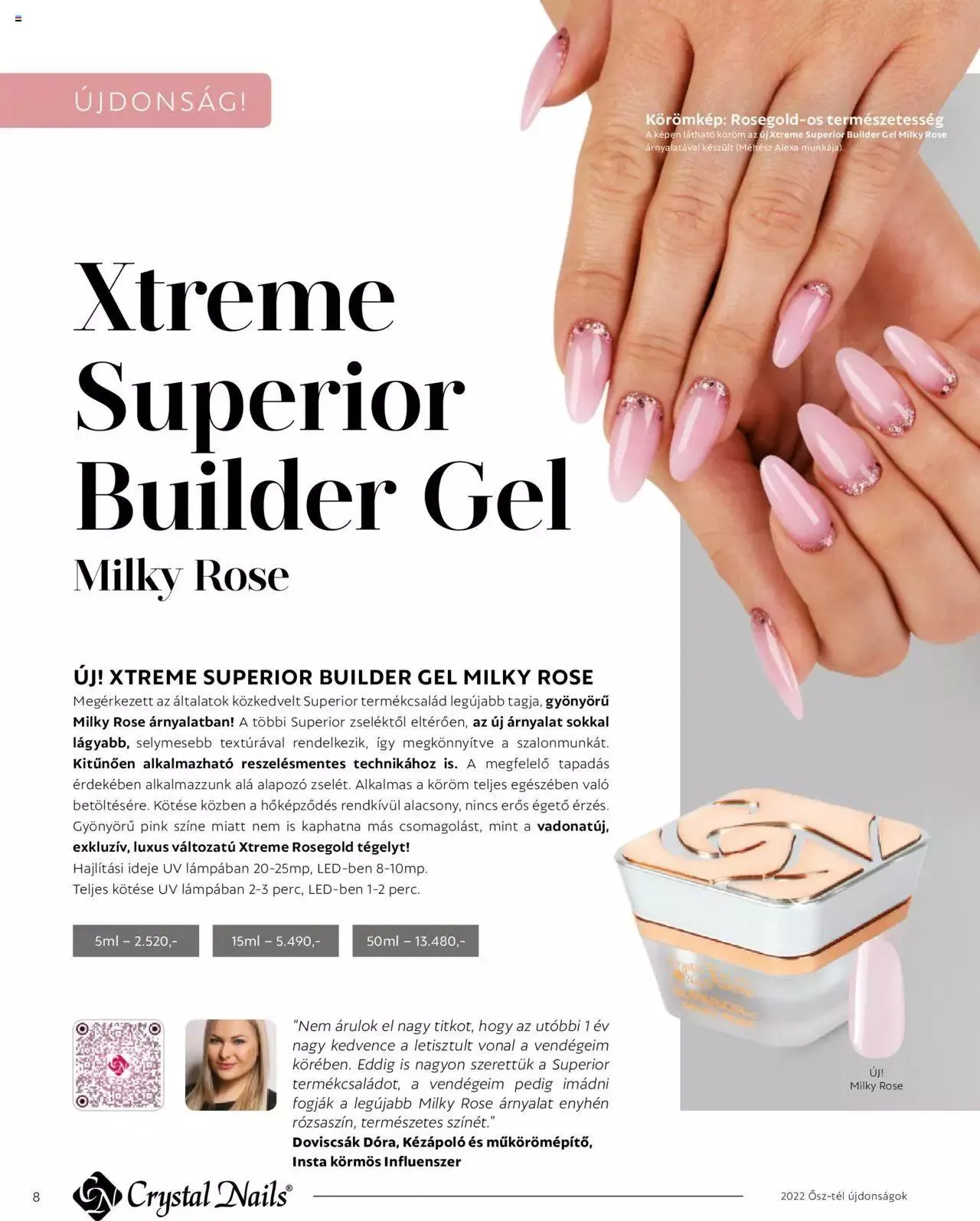 Katalógus Crystal Nails - Ősz / Tél katalógus szeptember 5.-tól december 31.-ig 2023. - Oldal 8