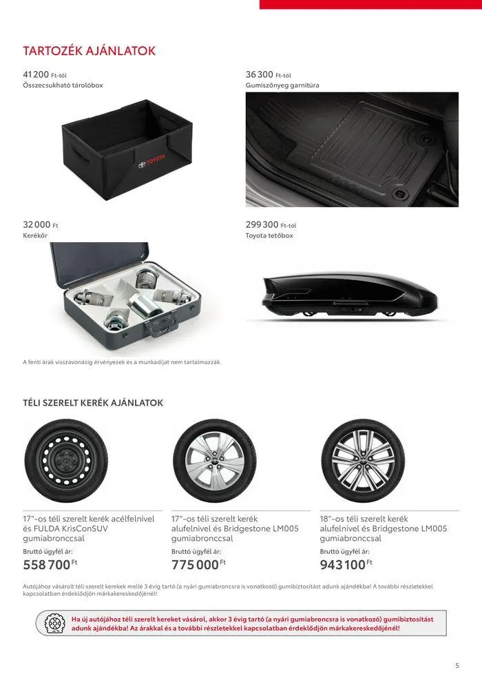 Katalógus Toyota Corolla Cross MC23 július 24.-tól július 24.-ig 2025. - Oldal 5