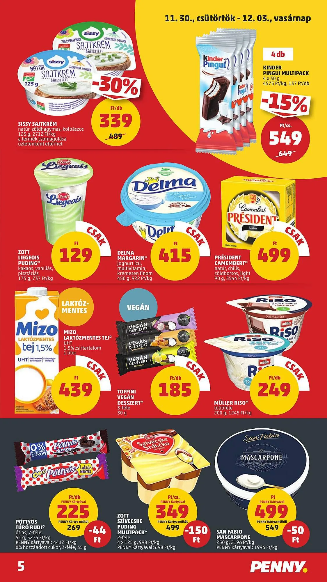 Katalógus PENNY akciós újság november 30.-tól december 6.-ig 2023. - Oldal 5