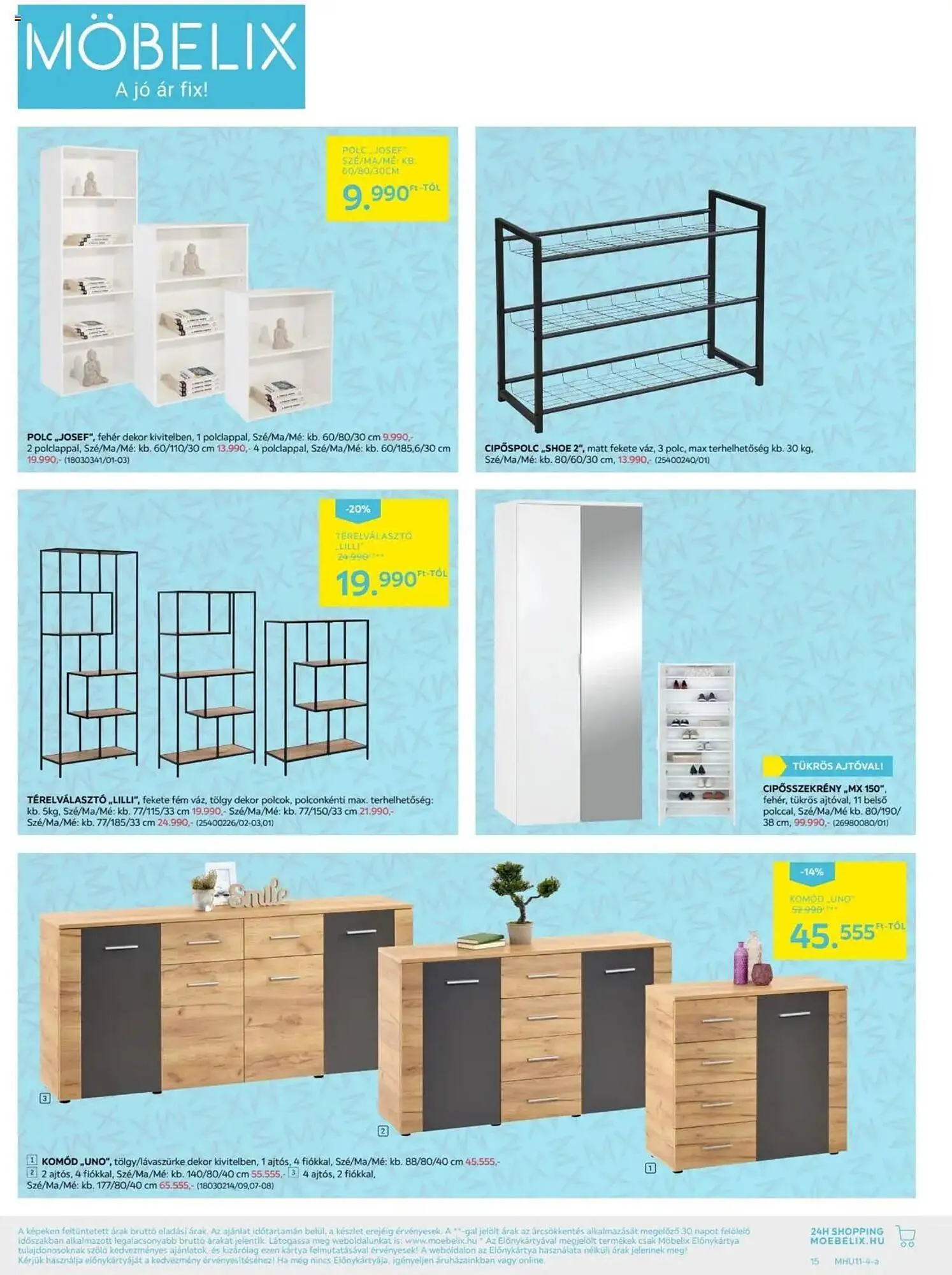Katalógus Möbelix akciós újság október 28.-tól november 10.-ig 2024. - Oldal 15