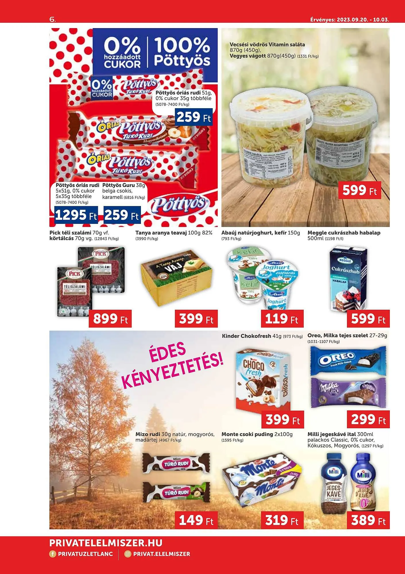 Katalógus PRIVÁT max akciós újság szeptember 20.-tól október 10.-ig 2023. - Oldal 6