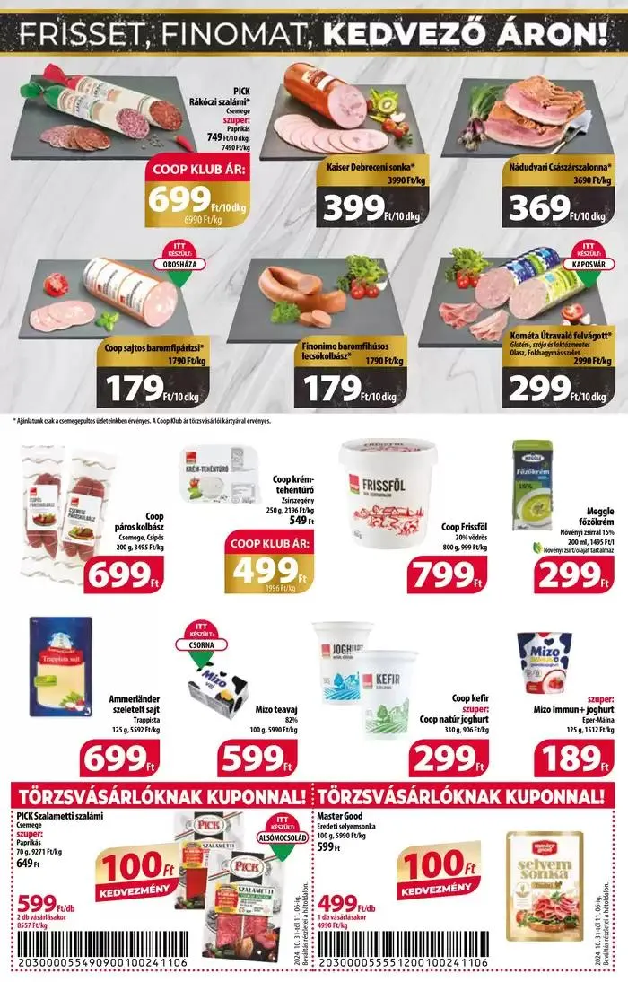 Katalógus Coop országos szórólap november 1. hét - Abc-Szuper október 31.-tól november 6.-ig 2024. - Oldal 2