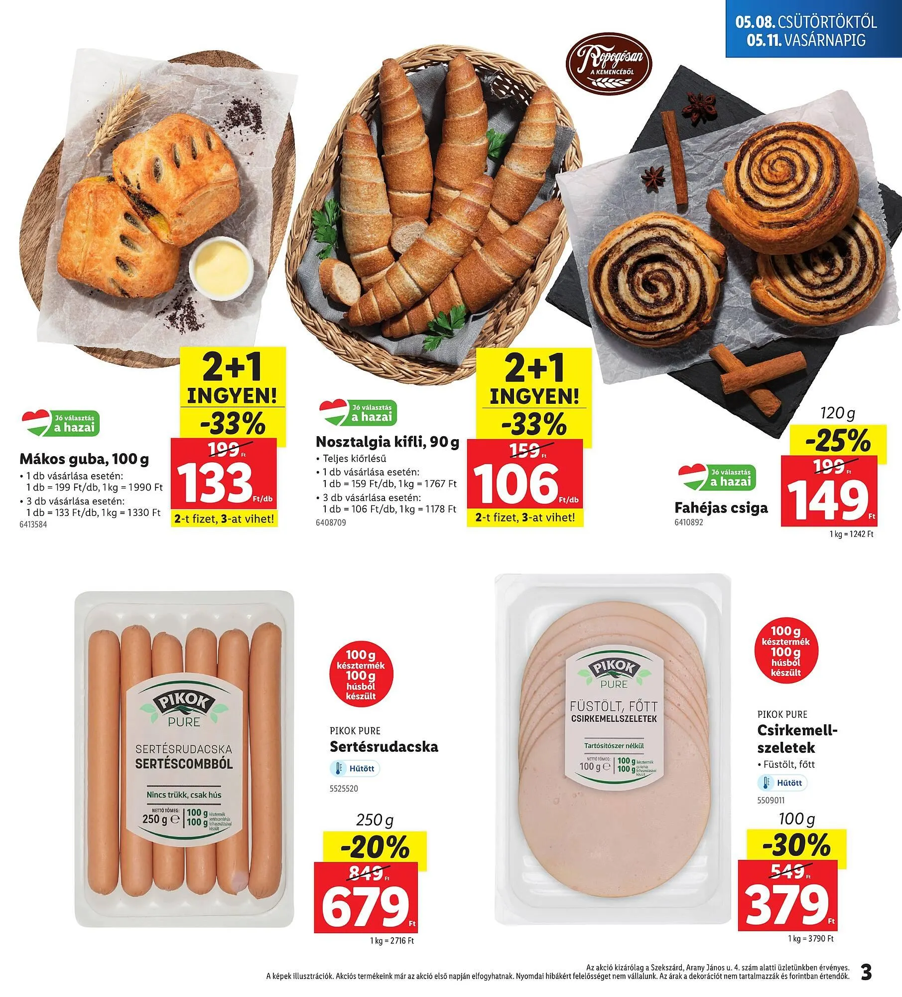 Katalógus Lidl akciós újság május 8.-tól május 11.-ig 2025. - Oldal 3