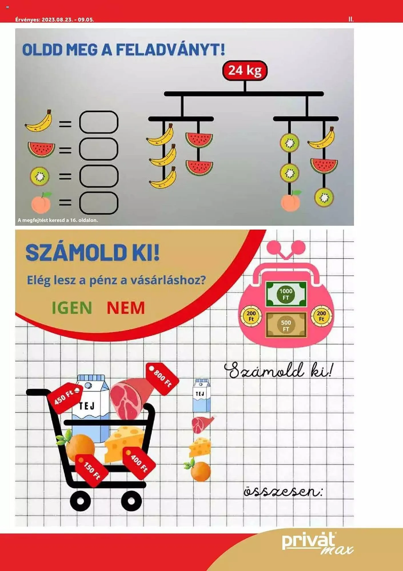 Katalógus PRIVÁT akciós újság augusztus 23.-tól szeptember 5.-ig 2023. - Oldal 11