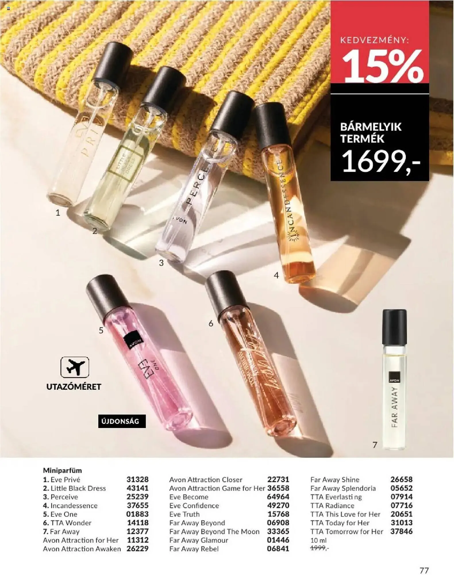 Katalógus AVON akciós újság augusztus 1.-tól augusztus 31.-ig 2025. - Oldal 77