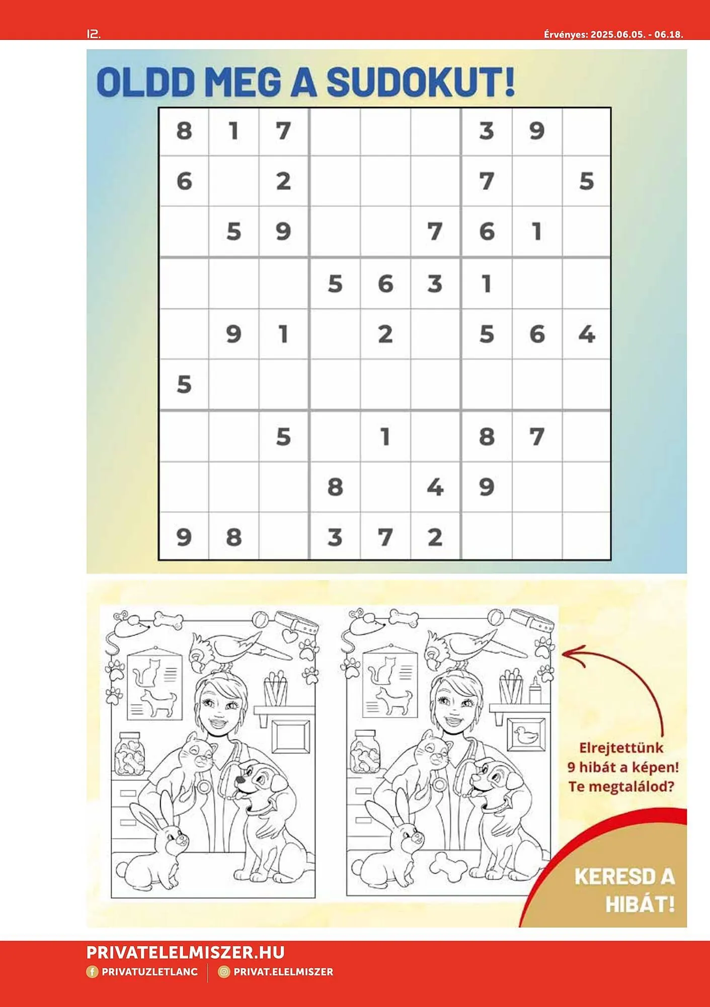 Katalógus PRIVÁT akciós újság július 5.-tól július 18.-ig 2025. - Oldal 12