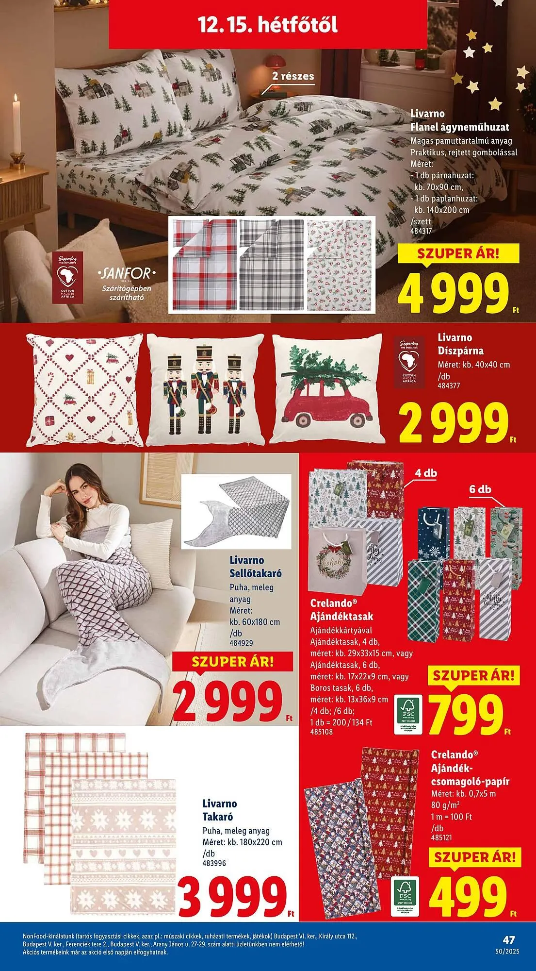 Katalógus Lidl akciós újság december 11.-tól december 17.-ig 2025. - Oldal 47