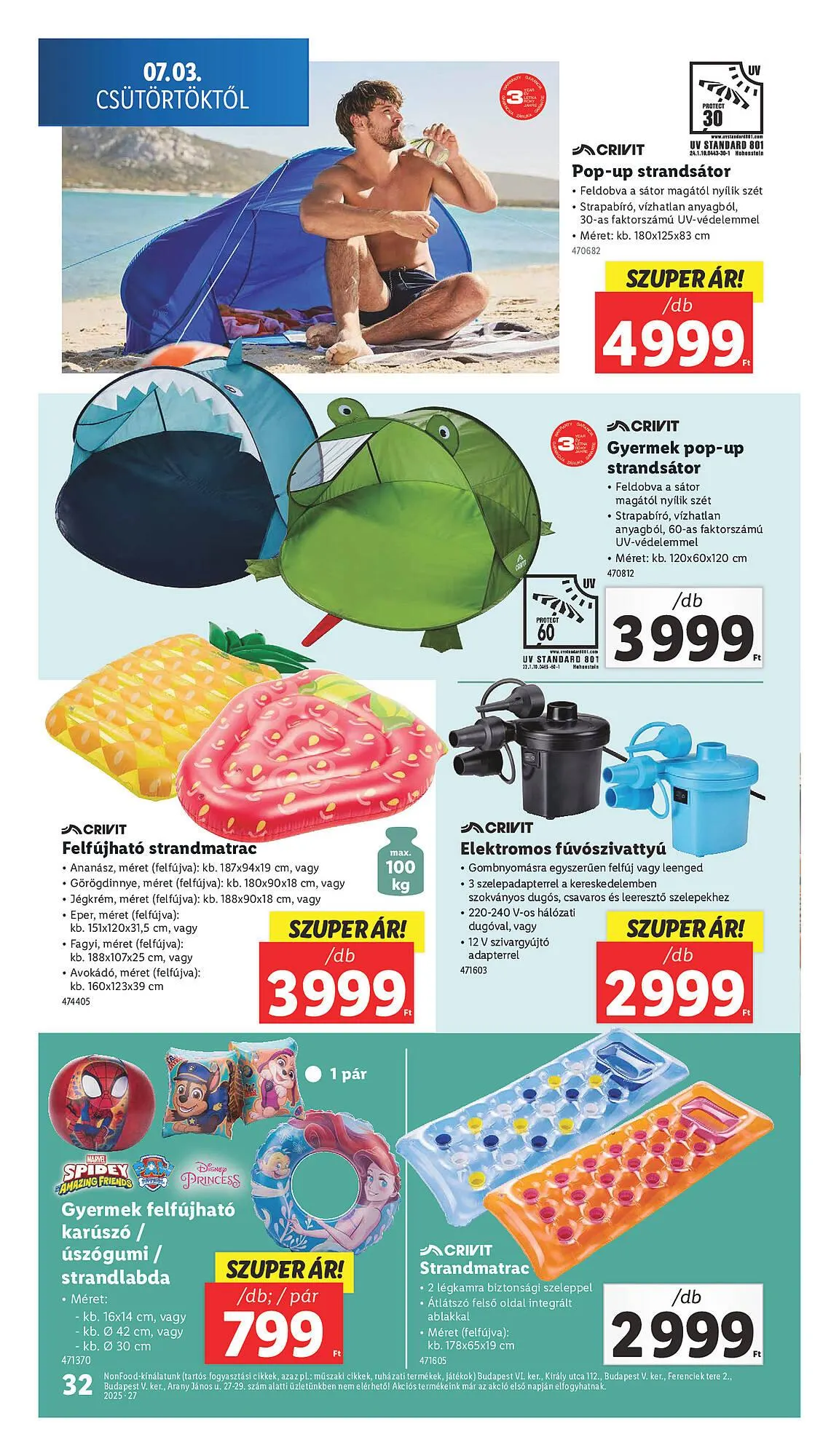 Katalógus Lidl akciós újság július 3.-tól július 9.-ig 2025. - Oldal 32