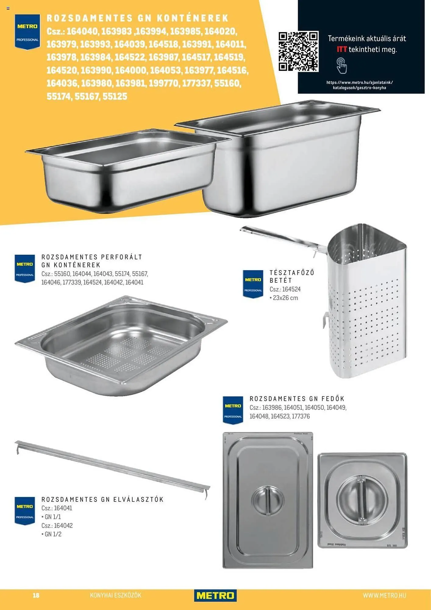 Katalógus Metro Gasztro konyha katalógus akciós újság február 15.-tól február 29.-ig 2024. - Oldal 18