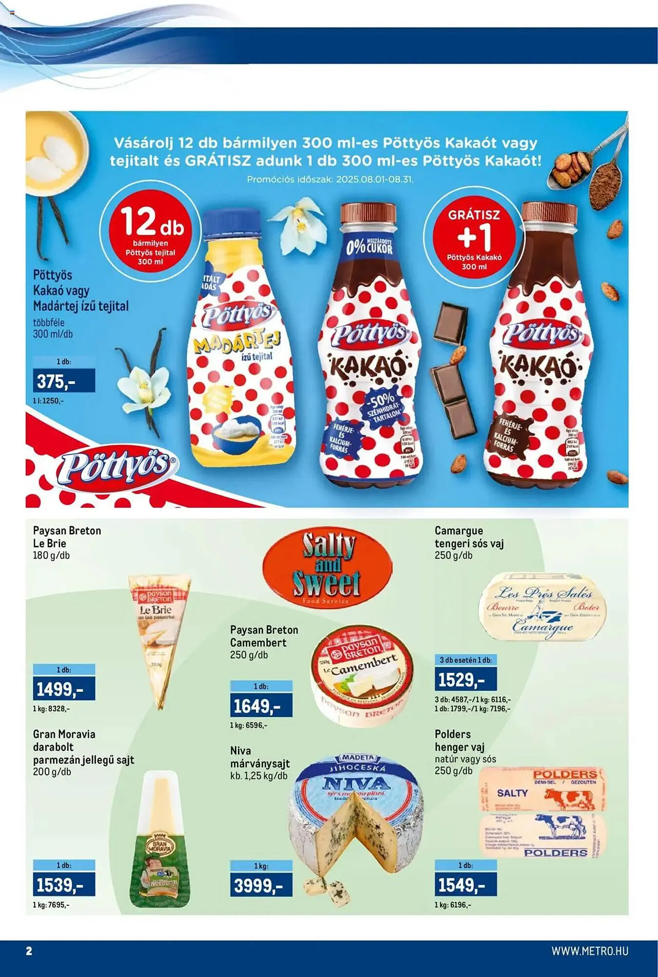 Katalógus Metro akciós újság augusztus 1.-tól augusztus 14.-ig 2025. - Oldal 2