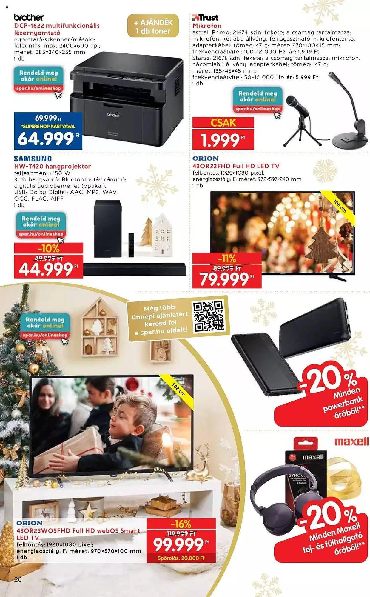 Katalógus Interspar akciós újság november 22.-tól december 24.-ig 2023. - Oldal 26