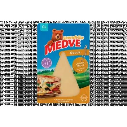 Medve Szendvics Fat, Semi-Hard, Sliced Gouda Cheese 100 g