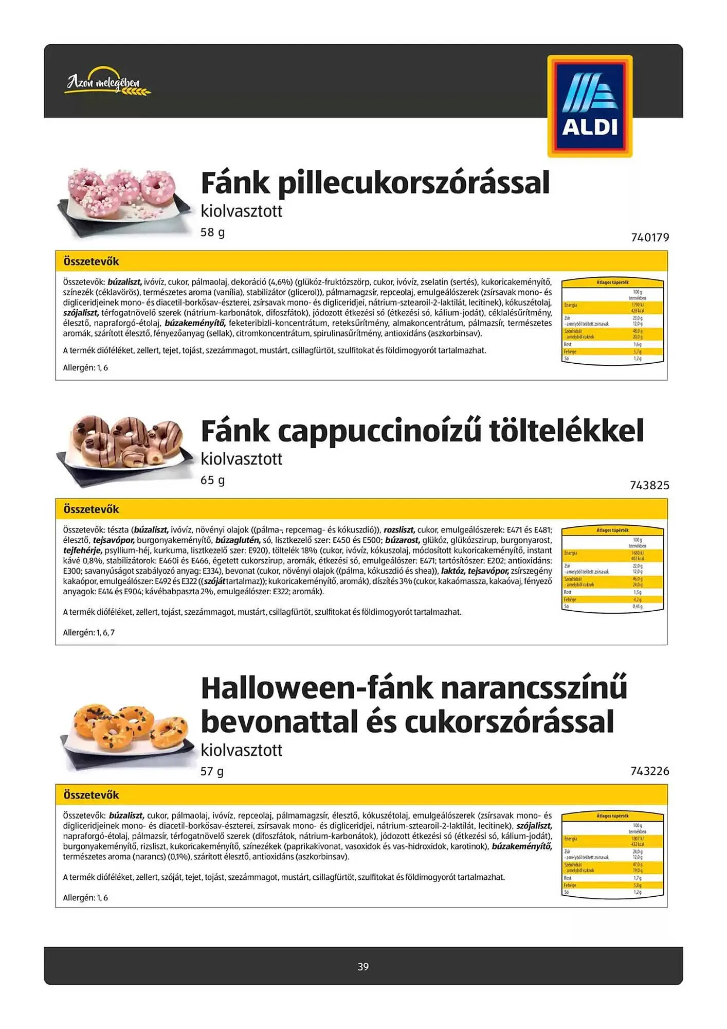 Katalógus ALDI akciós újság január 30.-tól február 13.-ig 2025. - Oldal 39