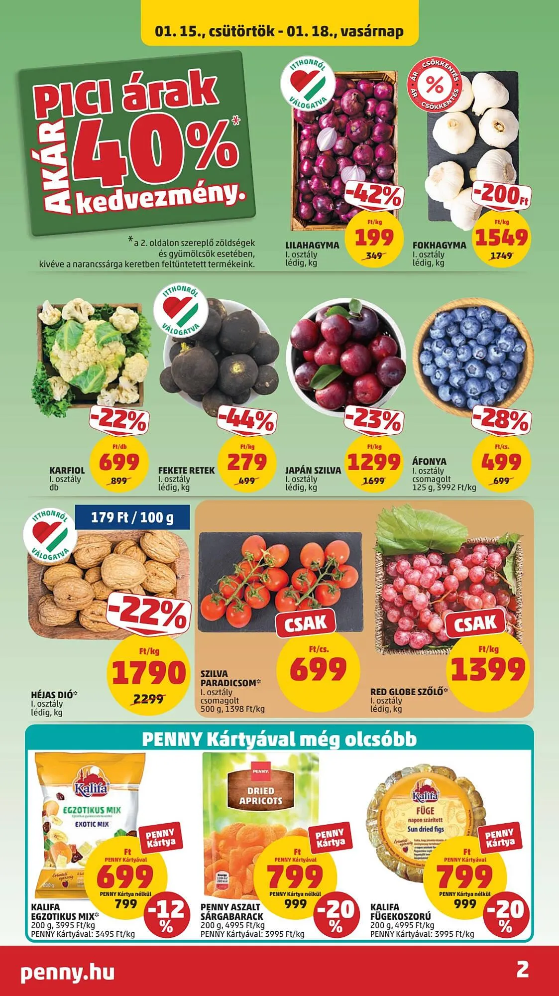 Katalógus PENNY akciós újság január 15.-tól január 21.-ig 2026. - Oldal 2