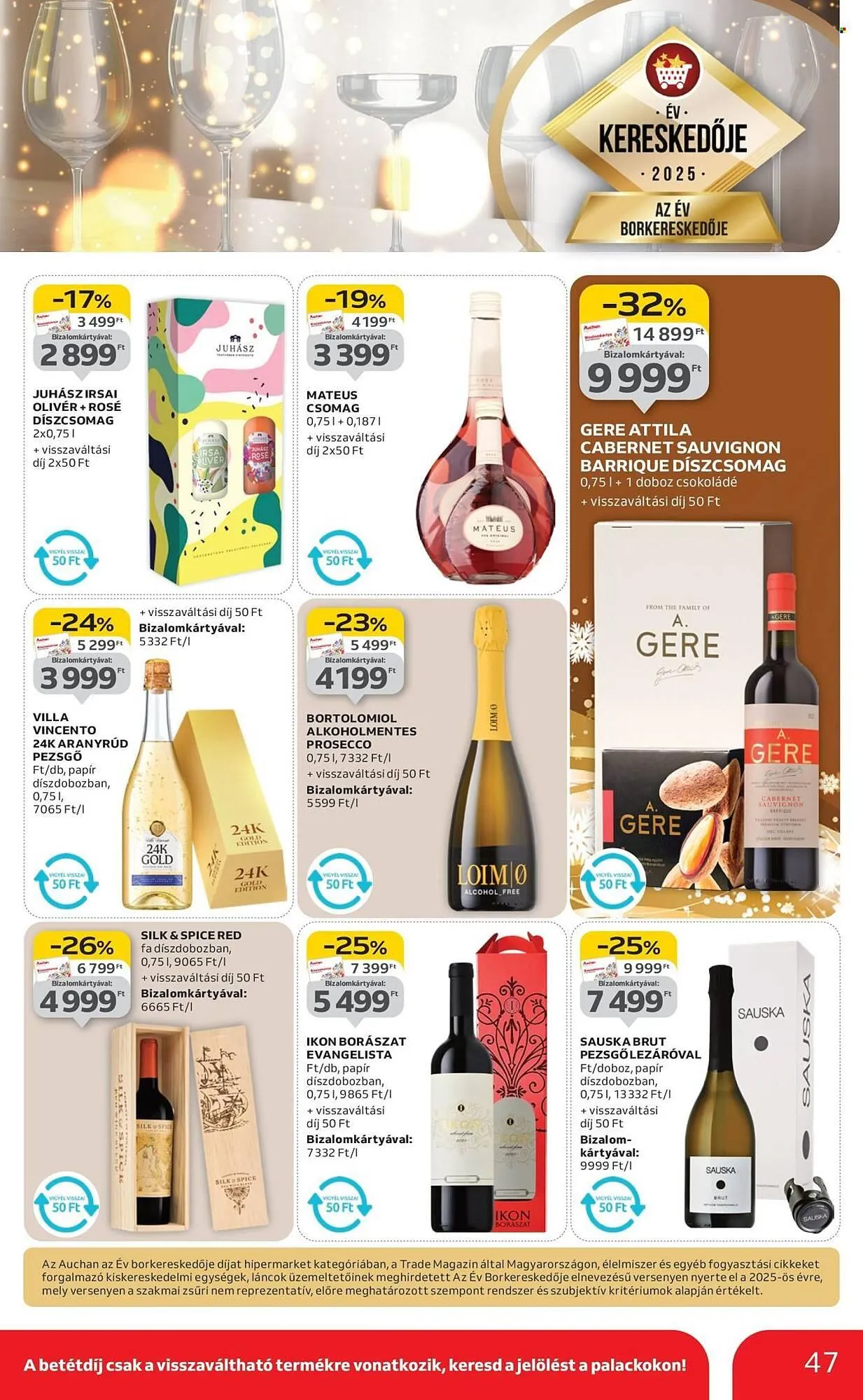 Katalógus Auchan akciós újság december 4.-tól december 10.-ig 2025. - Oldal 47