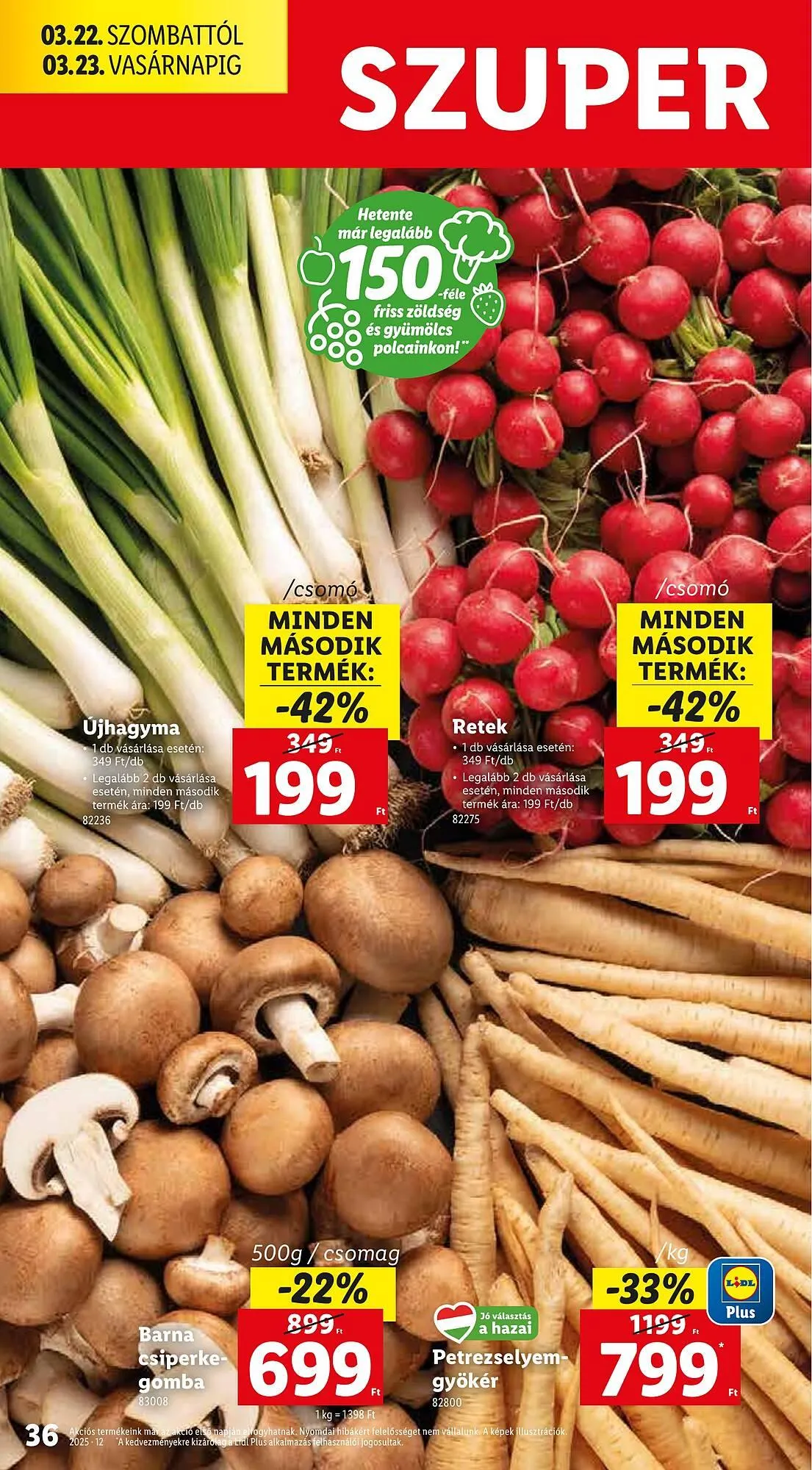 Katalógus Lidl akciós újság március 20.-tól március 26.-ig 2025. - Oldal 36