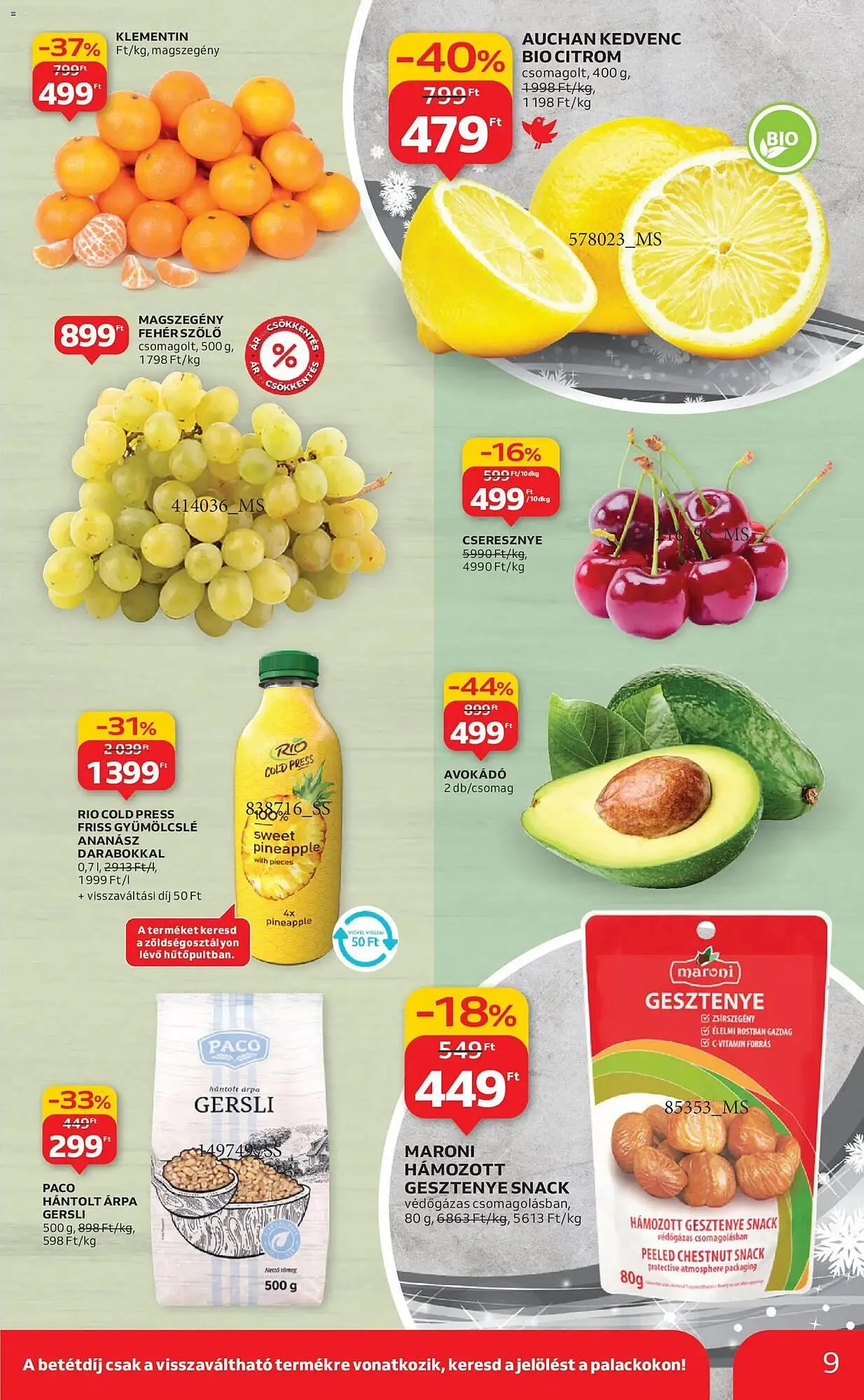 Katalógus Auchan akciós újság december 18.-tól december 24.-ig 2025. - Oldal 9