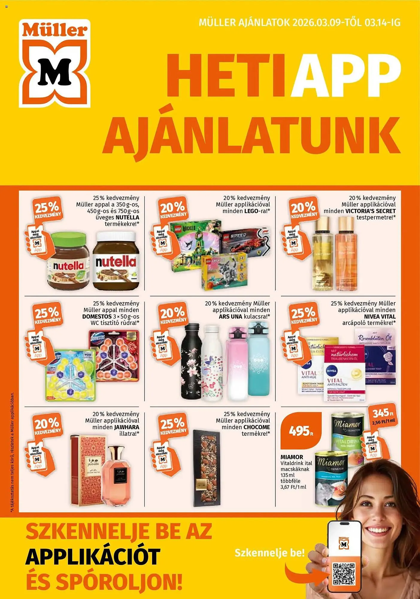 Katalógus Müller akciós újság március 9.-tól március 14.-ig 2026. - Oldal 1
