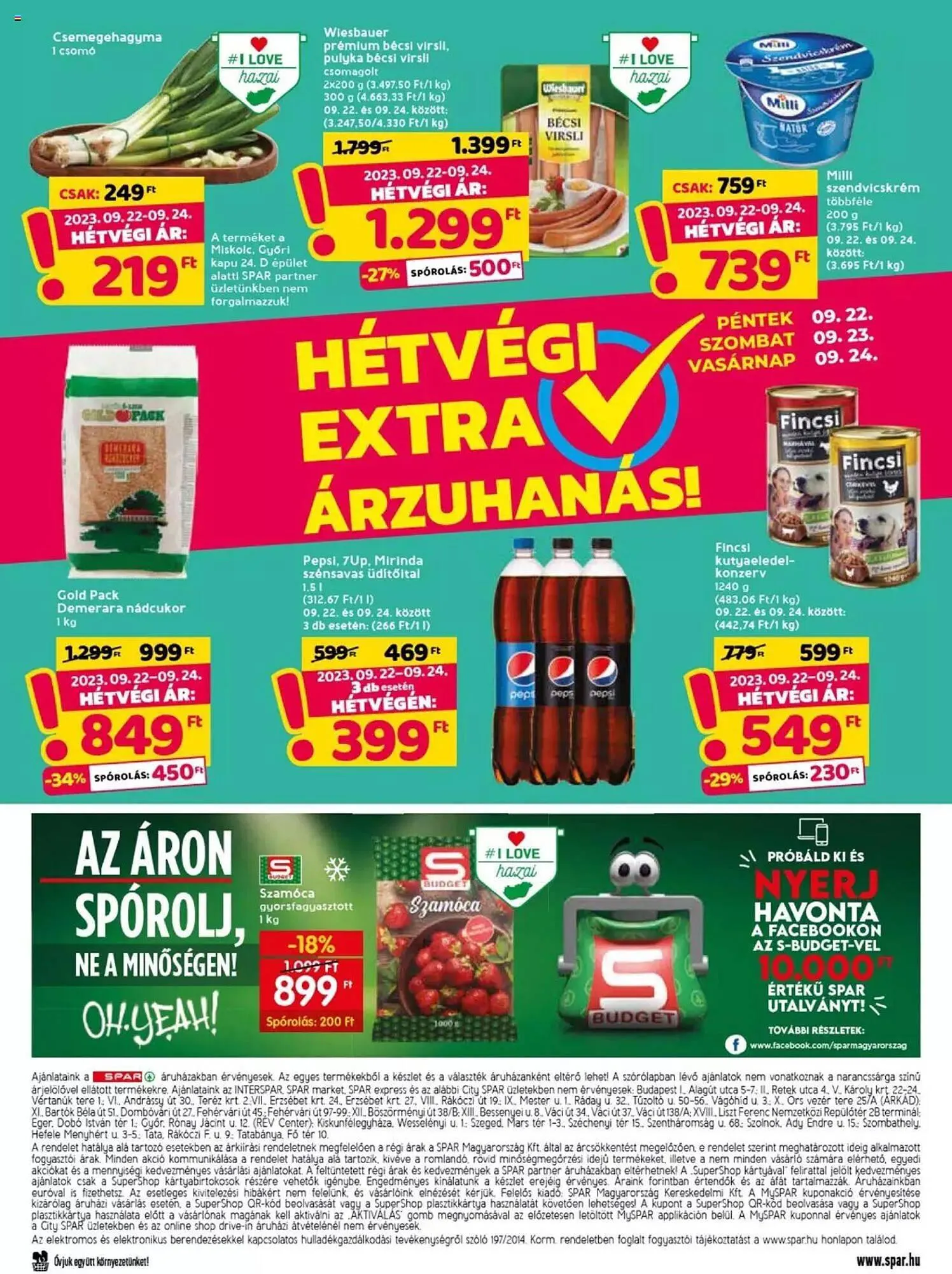 Katalógus Interspar akciós újság szeptember 21.-tól szeptember 27.-ig 2023. - Oldal 32