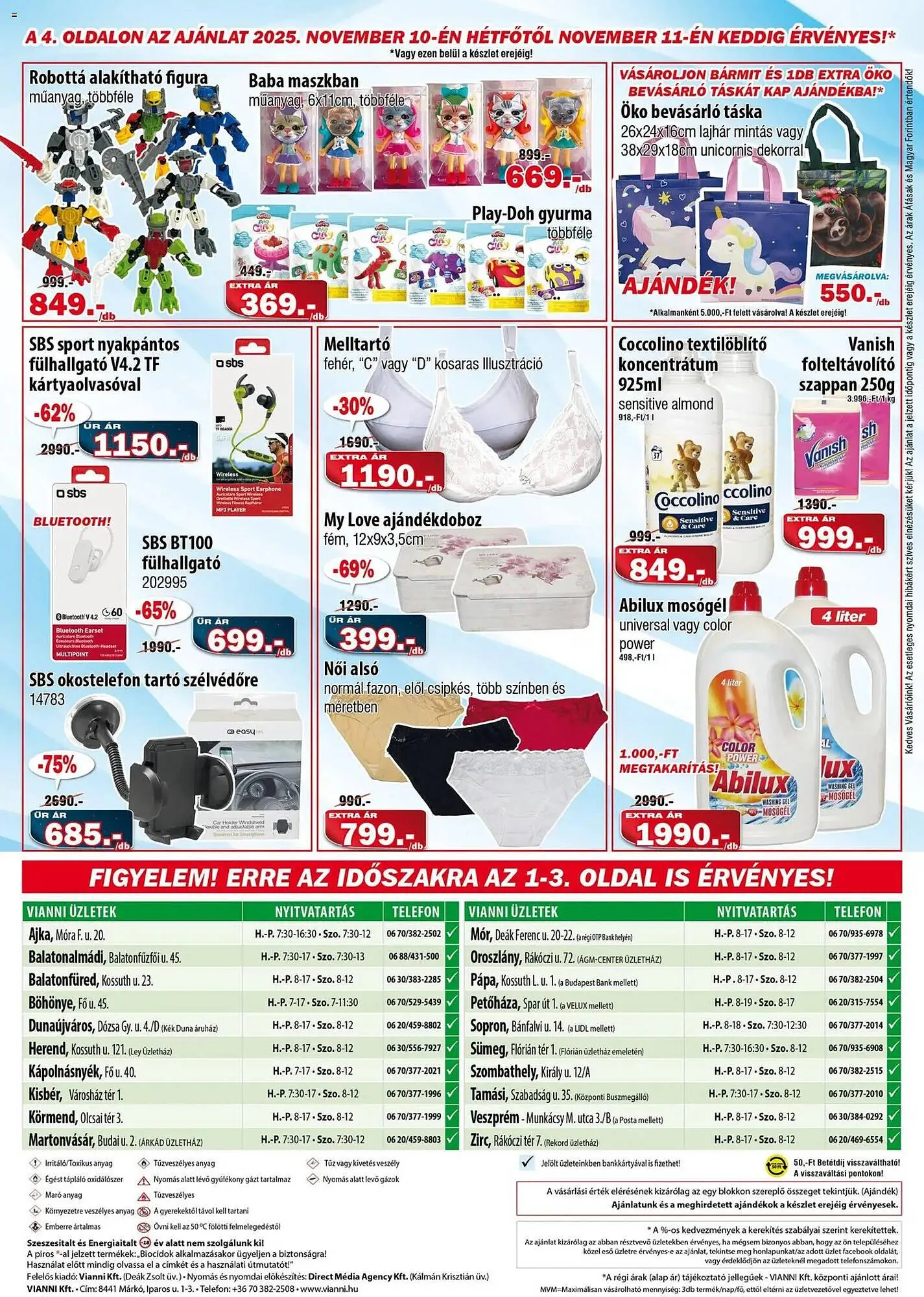 Katalógus Vianni Drogéria akciós újság november 5.-tól november 11.-ig 2025. - Oldal 4