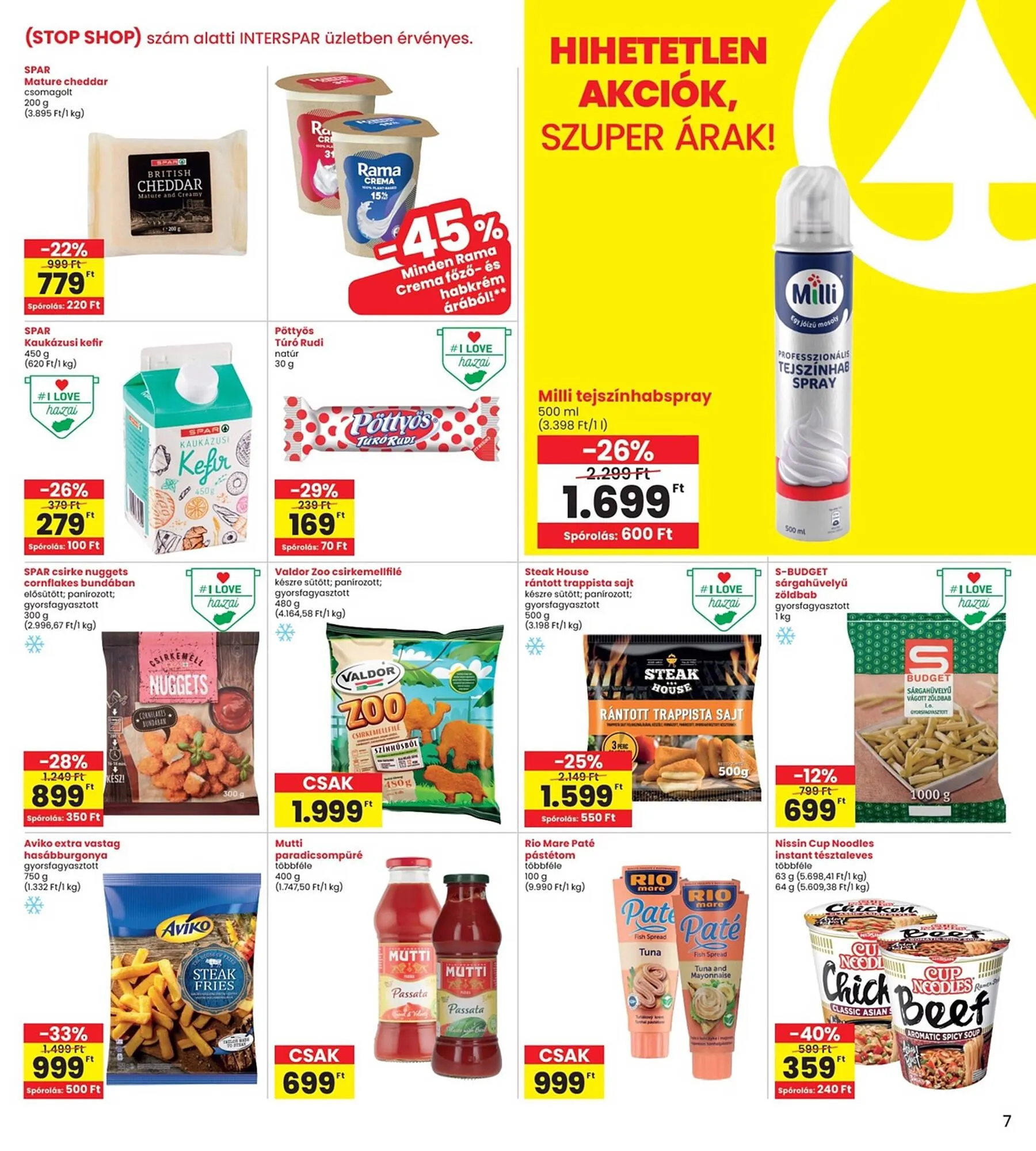 Katalógus Interspar akciós újság március 26.-tól április 4.-ig 2026. - Oldal 7