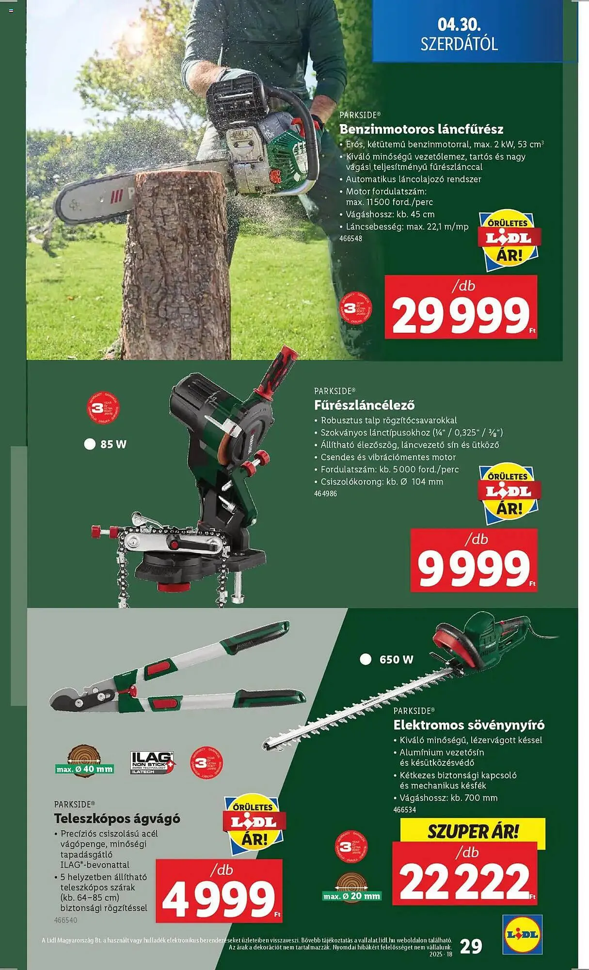 Katalógus Lidl akciós újság április 30.-tól május 7.-ig 2025. - Oldal 29