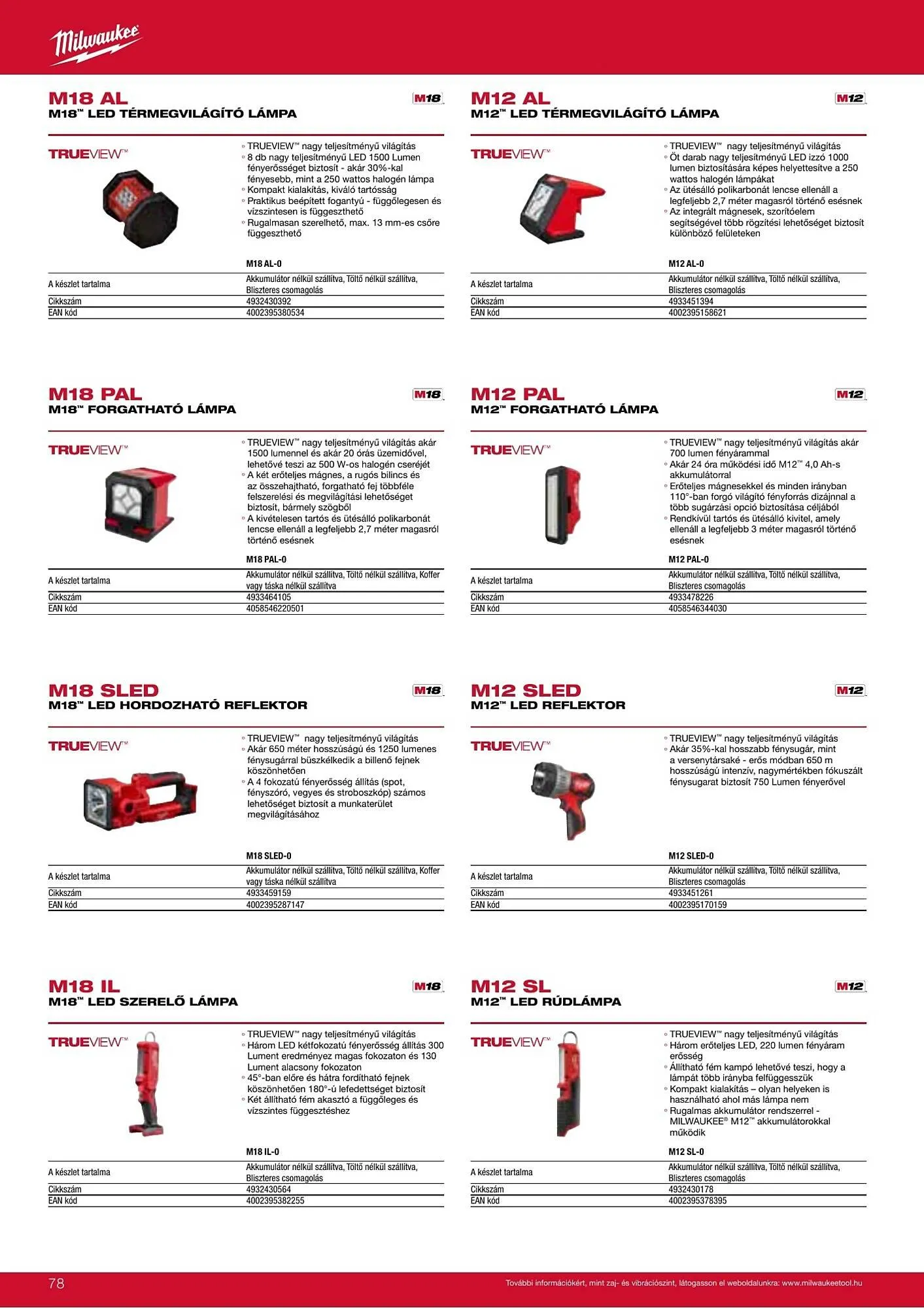 Katalógus Milwaukeetool akciós újság augusztus 14.-tól december 31.-ig 2025. - Oldal 78