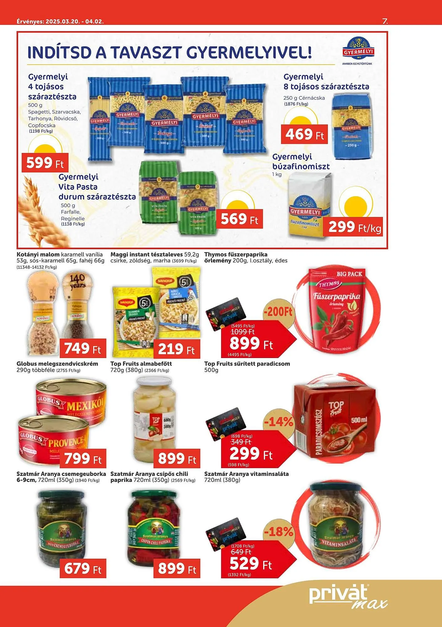 Katalógus PRIVÁT akciós újság március 20.-tól április 2.-ig 2025. - Oldal 7