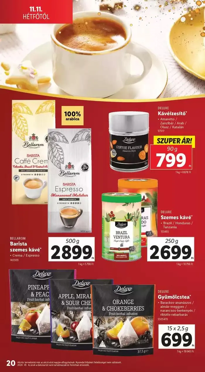 Katalógus Ünnepi Deluxe-katalógus november 11.-tól december 31.-ig 2024. - Oldal 20