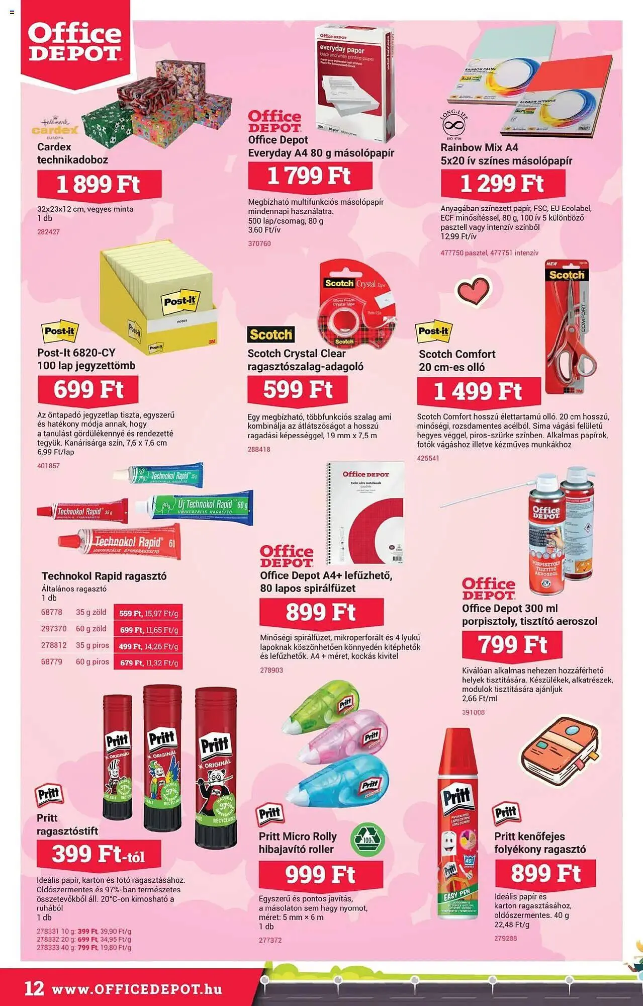 Katalógus Office Depot akciós újság augusztus 11.-tól szeptember 14.-ig 2025. - Oldal 12