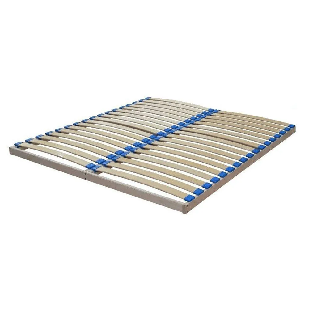 Ágyrács, műanyag gyűrűkkel, 160x200 cm, 17 léc, fa - SINA