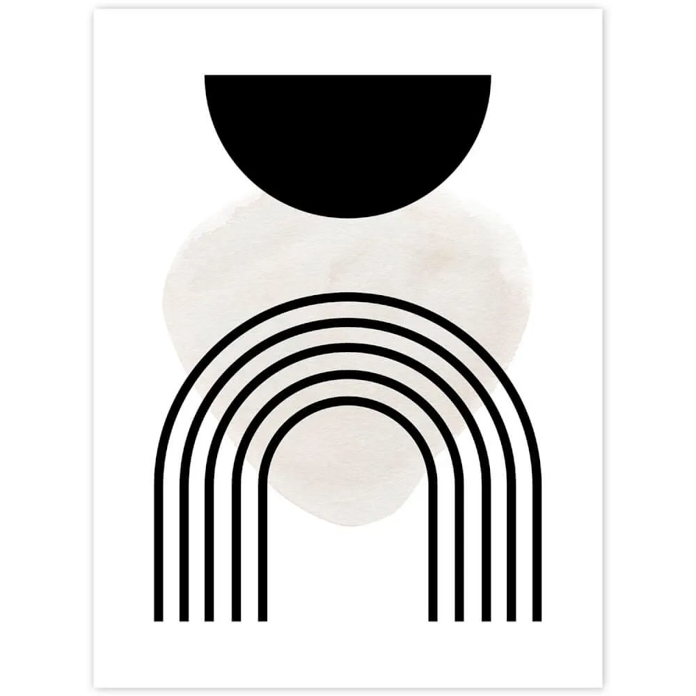 Modern kép fekete-fehér színekben