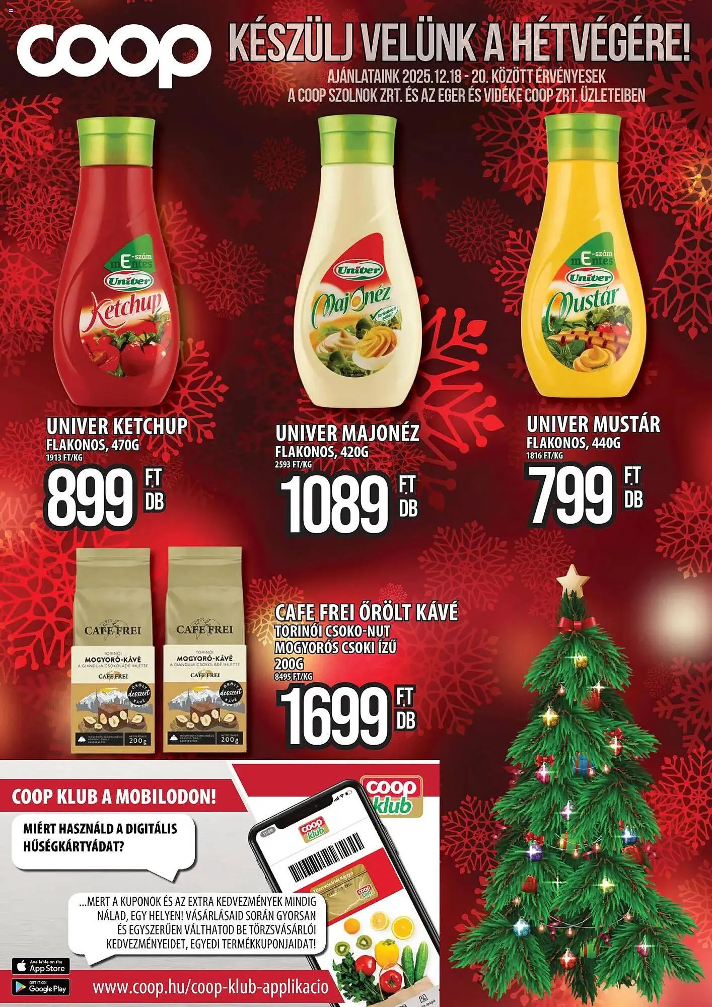 Katalógus Coop akciós újság december 18.-tól december 20.-ig 2025. - Oldal 1