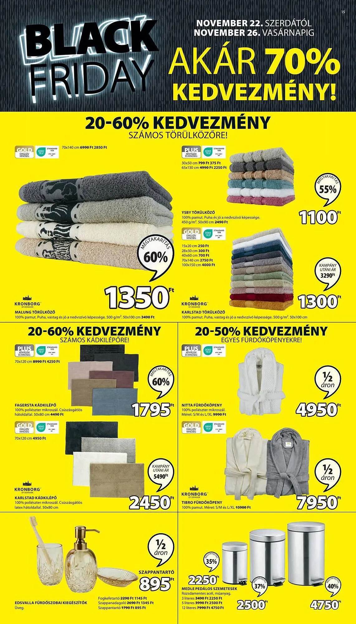 Katalógus JYSK akciós újság november 22.-tól november 26.-ig 2023. - Oldal 15