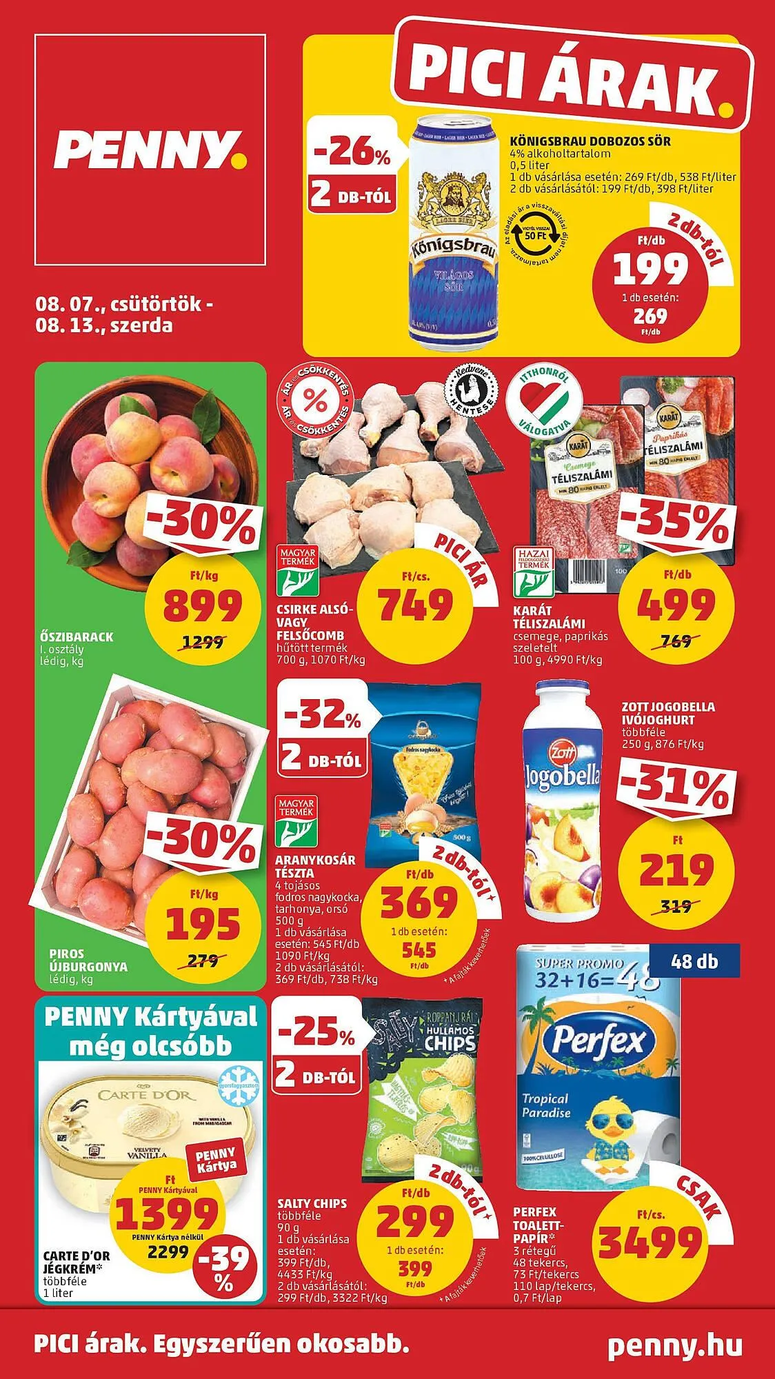 Katalógus PENNY akciós újság augusztus 7.-tól augusztus 13.-ig 2025. - Oldal 1